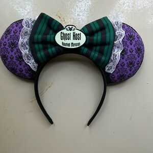Disney adult Minnie ears - glow-in-the-dark Haunted Mansion